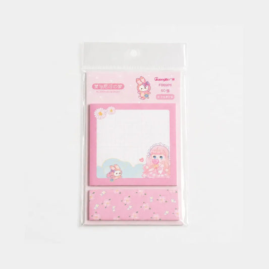 Anime Girl Sticky Note Set — 60 Sheets