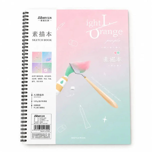 Aiben A3 Sketch Book — Spiral