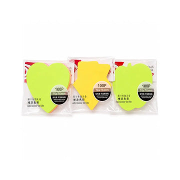 Shape Sticky Notes — 100 Sheets