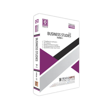 127 Business Studies O Level Topical Work Book
