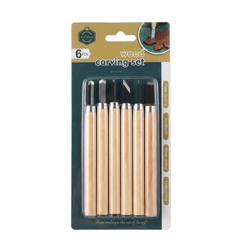Keep Smiling Wood Carving tool Set of 6