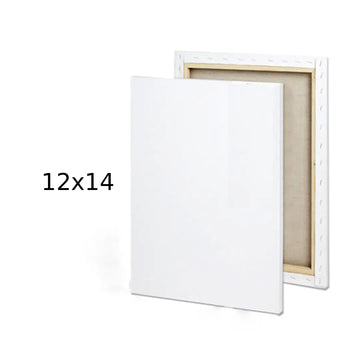 Premium White Rectangle Canvas — 12×14 inches