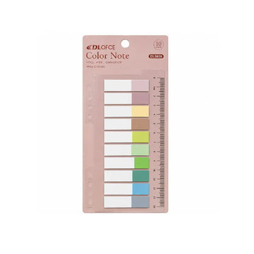 Colour Note Index Tabs — 10 Colors