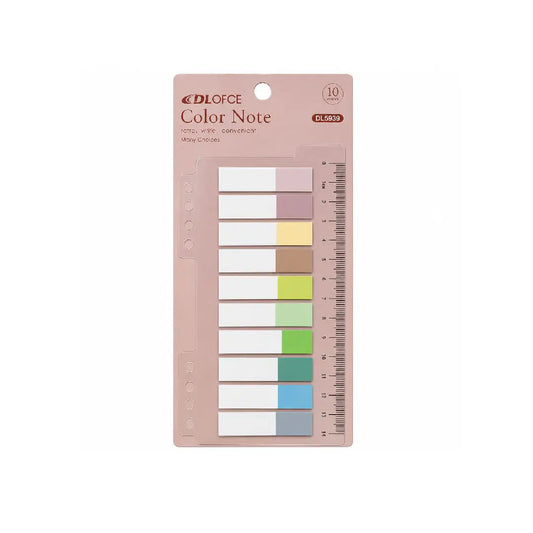 Colour Note Index Tabs — 10 Colors