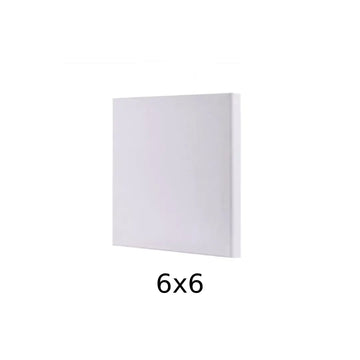 Premium White Square Canvas — 6×6 inches