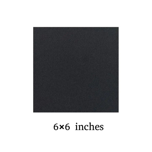 Premium Black Square Canvas — 6×6 inches