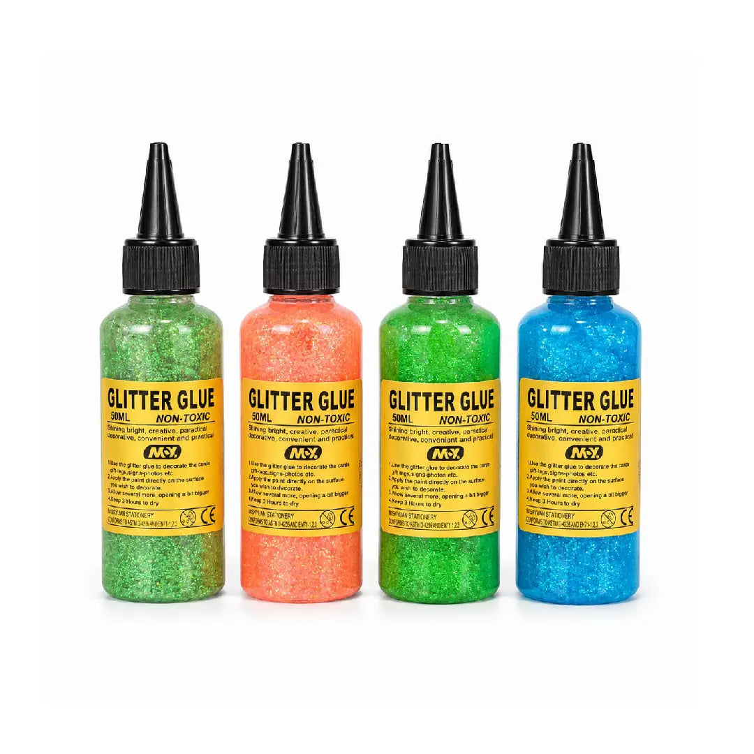 Glitter Glue — 4 Colours (50ml)
