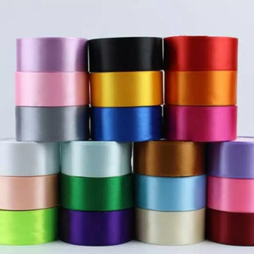 Satin Ribbon Roll— 1.5 Inch (Multi-Colours)