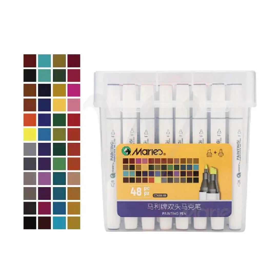 Marie's Double Headed Painting Markers — 48 Colors