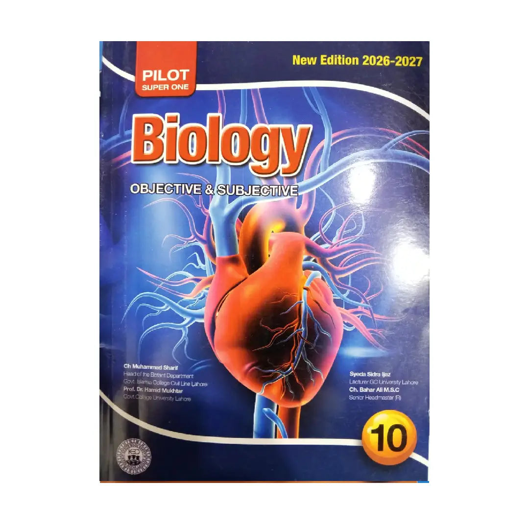 PILOT SUPER ONE — Biology Objective &amp; Subjective New Edition 2026-2027 (Class 10)