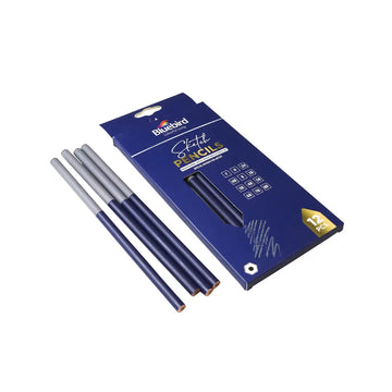 Bluebird Sketch Pencils — Professional Artist Grade Set (12 Pcs)