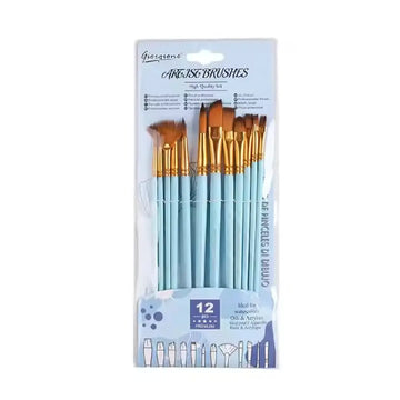 Giorgione Artist Brushes — 12 Pcs Premium