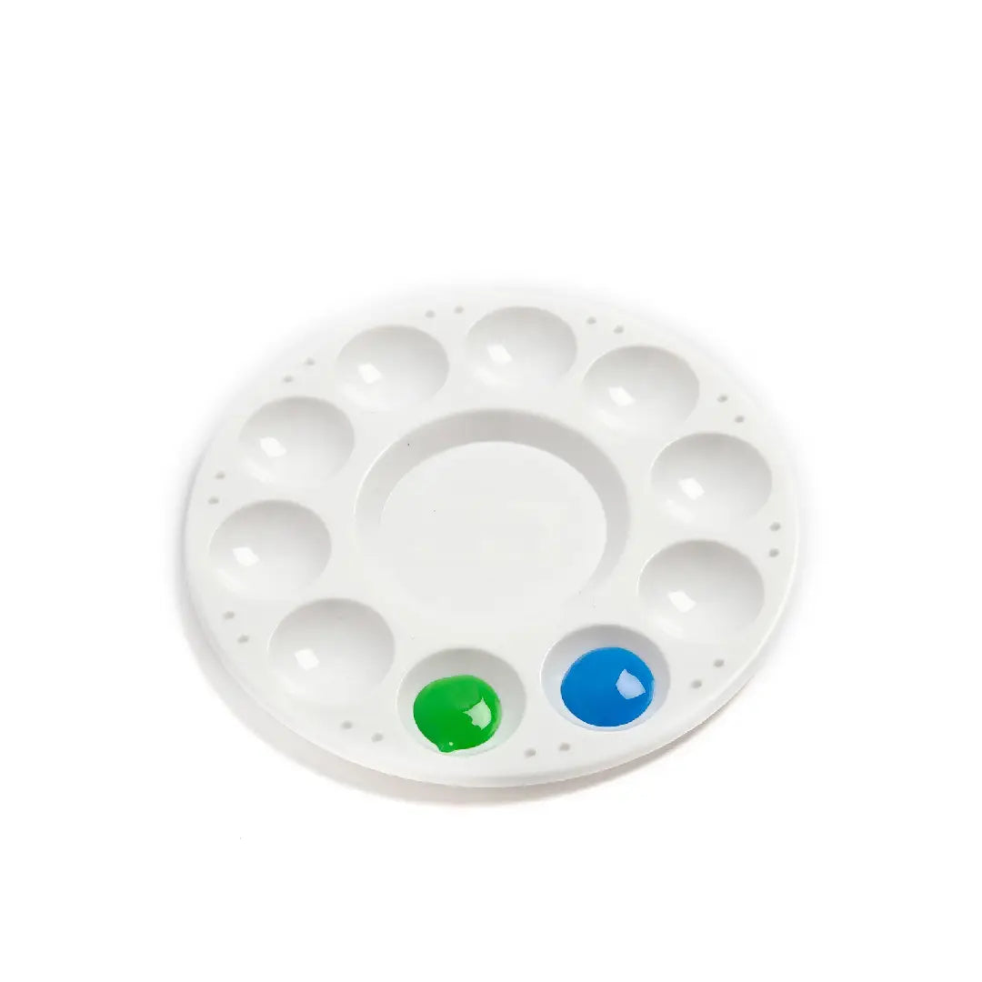Round Plastic Paint Palette