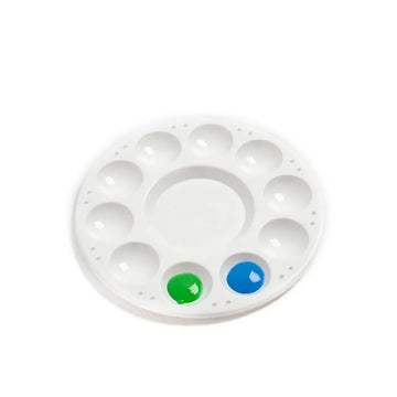 Round Plastic Paint Palette