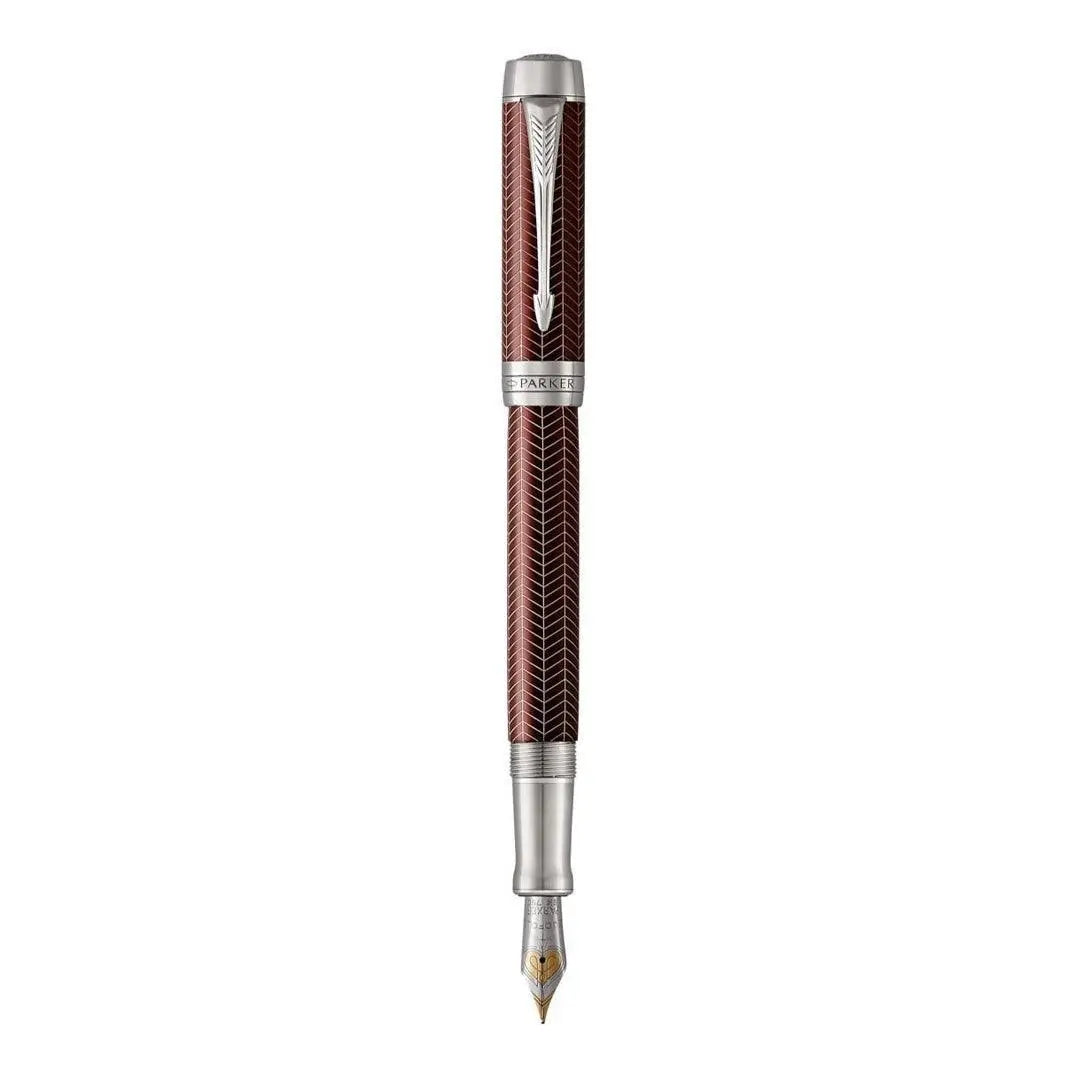 Parker Duofold - Prestige Burgundy Chevron CT - CENT