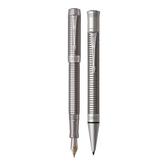 Parker Duofold - Prestige Ruthenium Chiselled CT - CENT