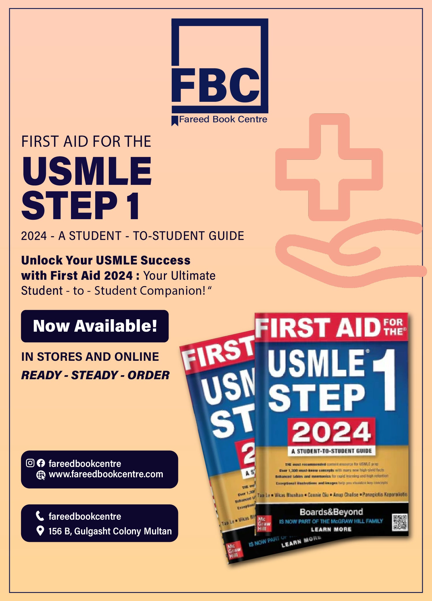 First Aid For The USMLE Step 1 2024 Edition With Free Delivery all over Pakistan