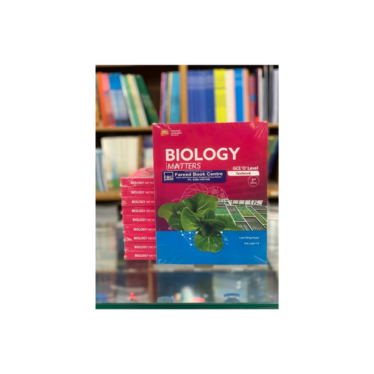 Biology MATTERS for O levels Textbook 3rd latest edition Original