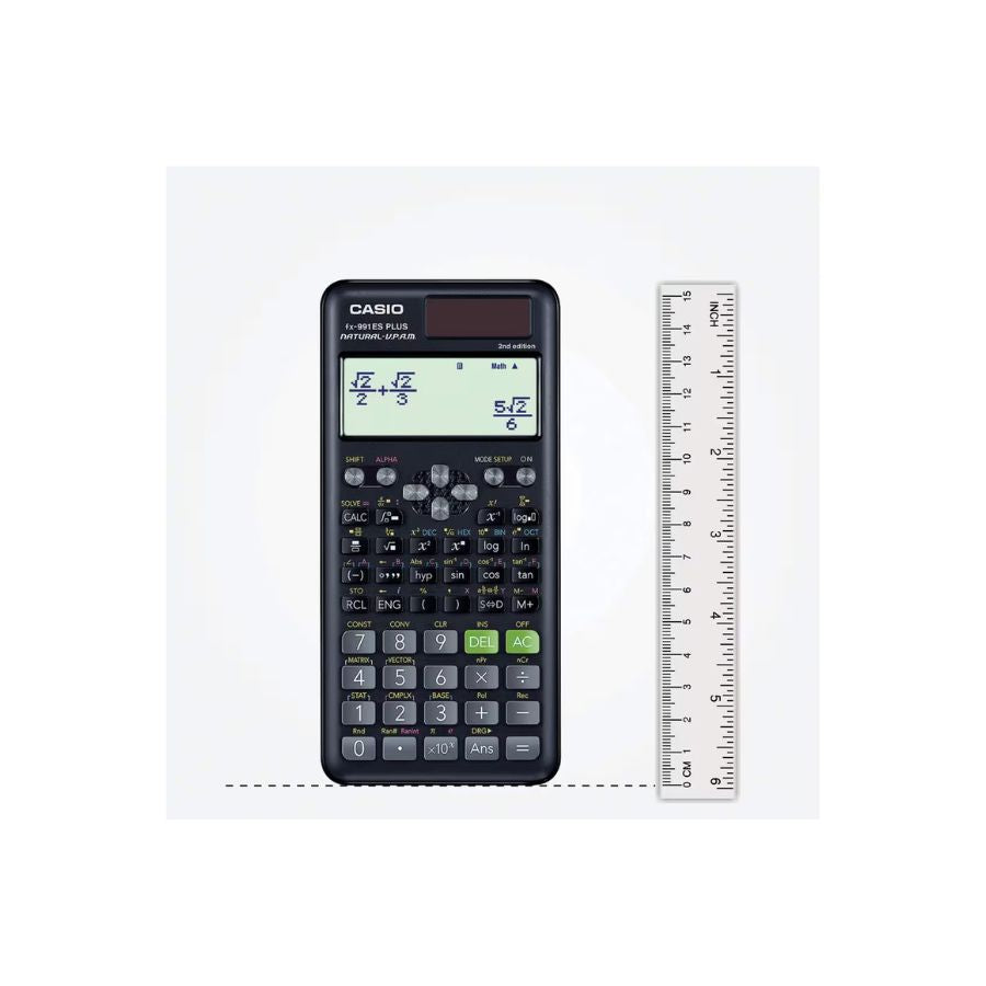 CASIO SCIENTIFIC CALCULATOR FX-991ES PLUS 2ND EDITION 417 FUNCTIONS (ORIGINAL)