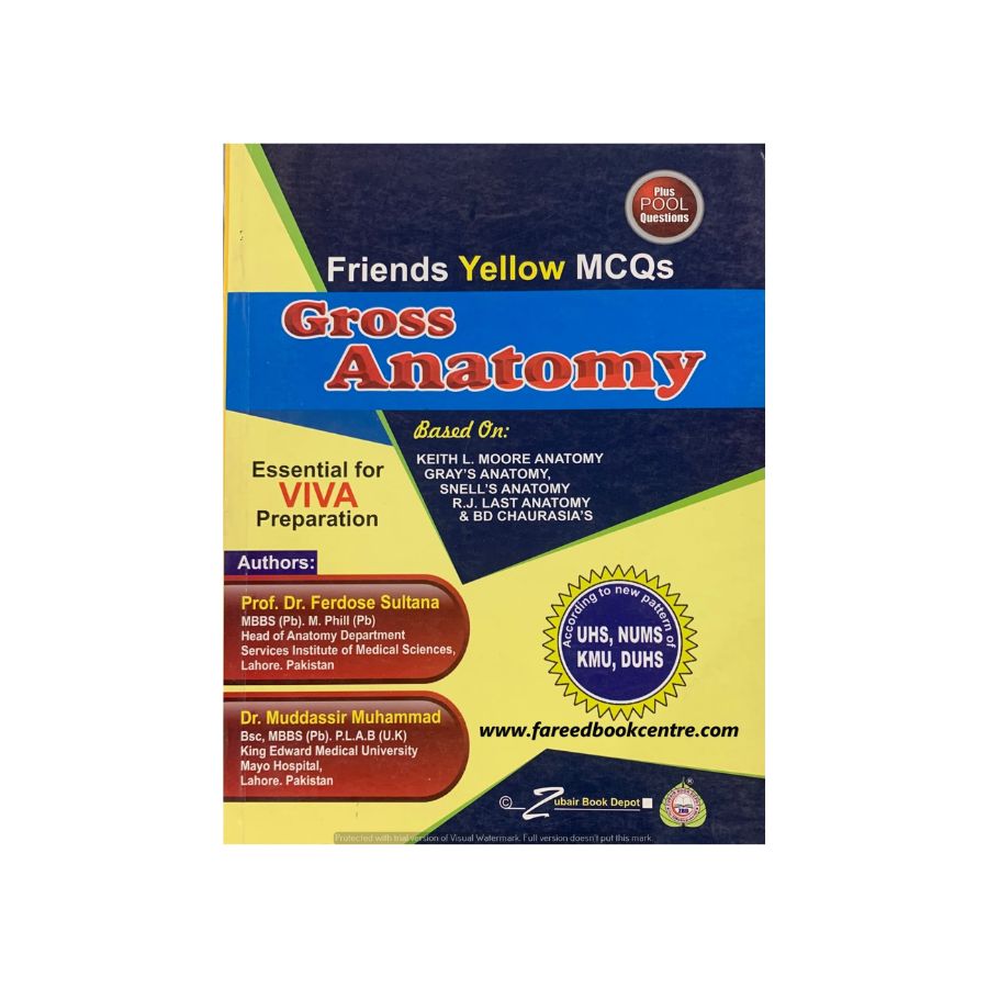 Friends Yellow Gross Anatomy Mcqs