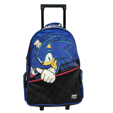 Smiggle Sonic the Hedgehog Kids Trolley School Bag