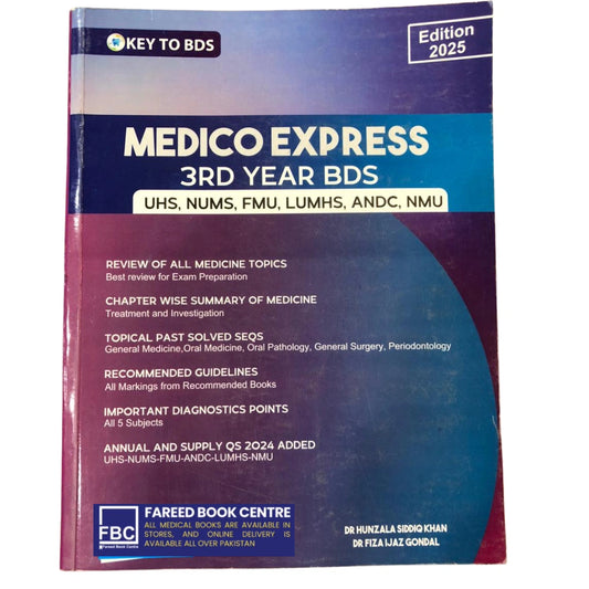 Key To BDS 3rd year by Medico Express Edition 2025