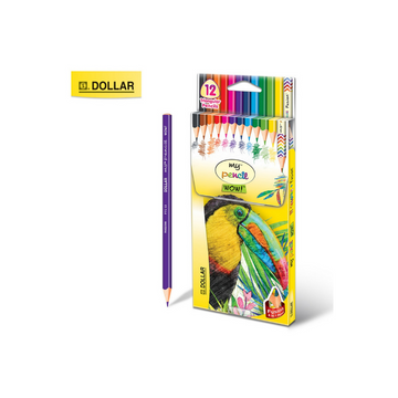 Dollar My Pencil Color Full Size And Small Size  12's Box
