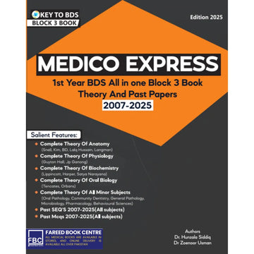 Key To BDS 1st Year Block 3 Medico Express