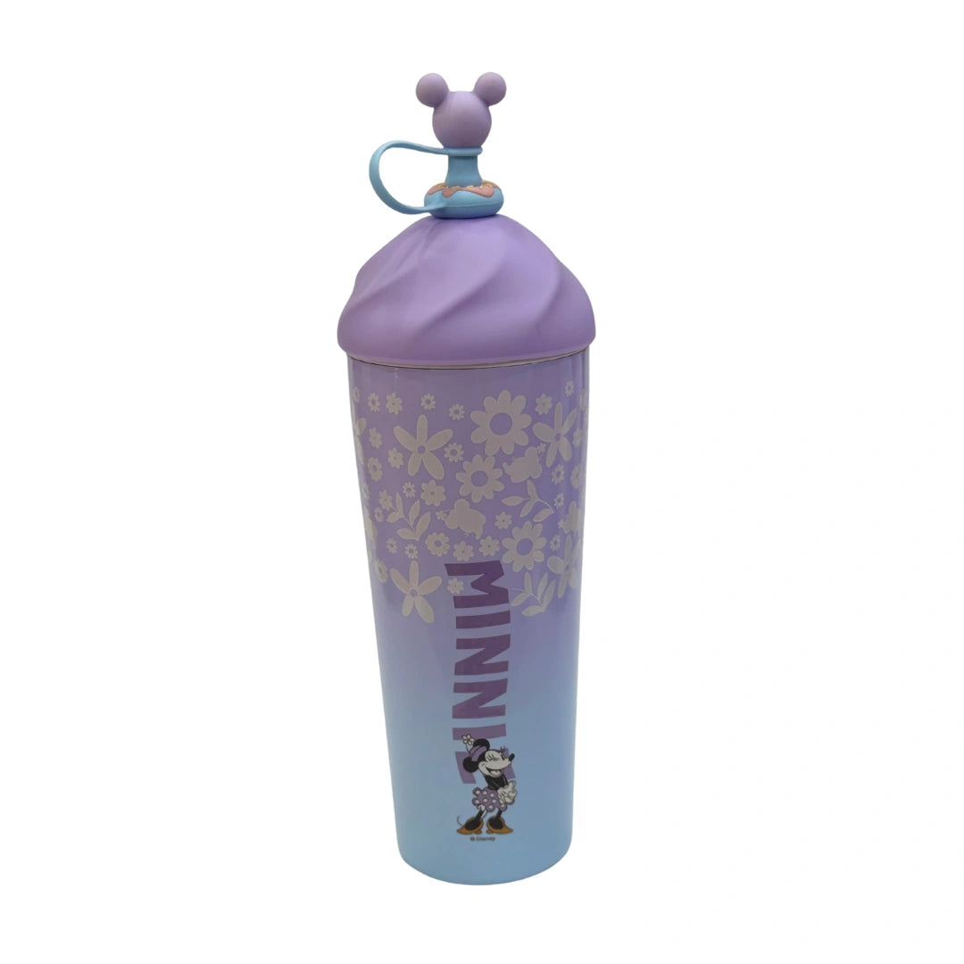Cute Cartoon Kids Water Bottle with Soft Swirl Lid & Mascot Spout Cap – Leakproof School Flask