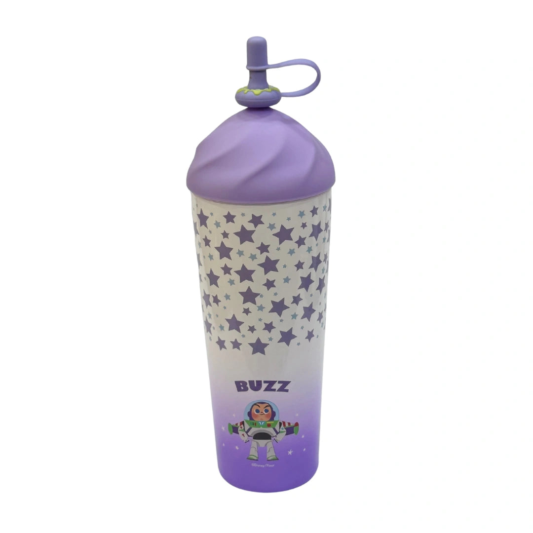 Cute Cartoon Kids Water Bottle with Soft Swirl Lid & Mascot Spout Cap – Leakproof School Flask