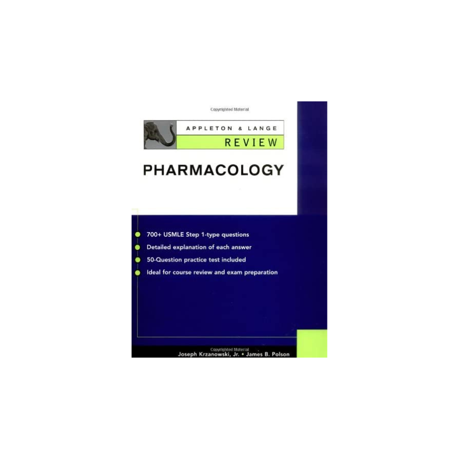 Appleton & Lange Review of Pharmacology (Appleton & Lange Review Book ...