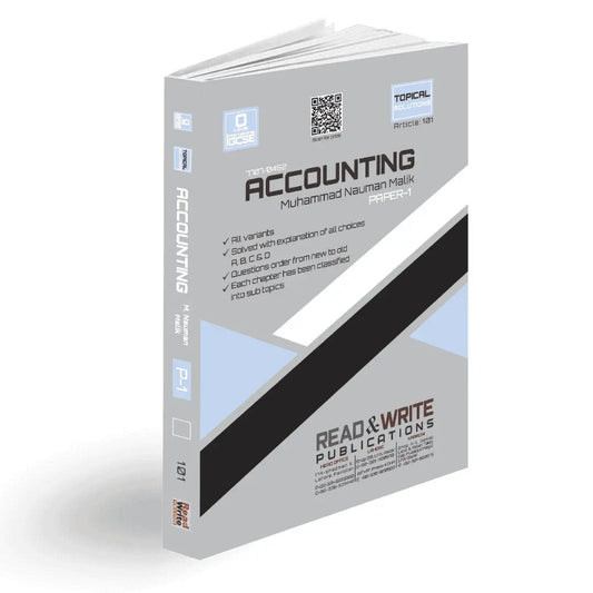 101 Accounting O-Level MCQ’S P-1 Topical