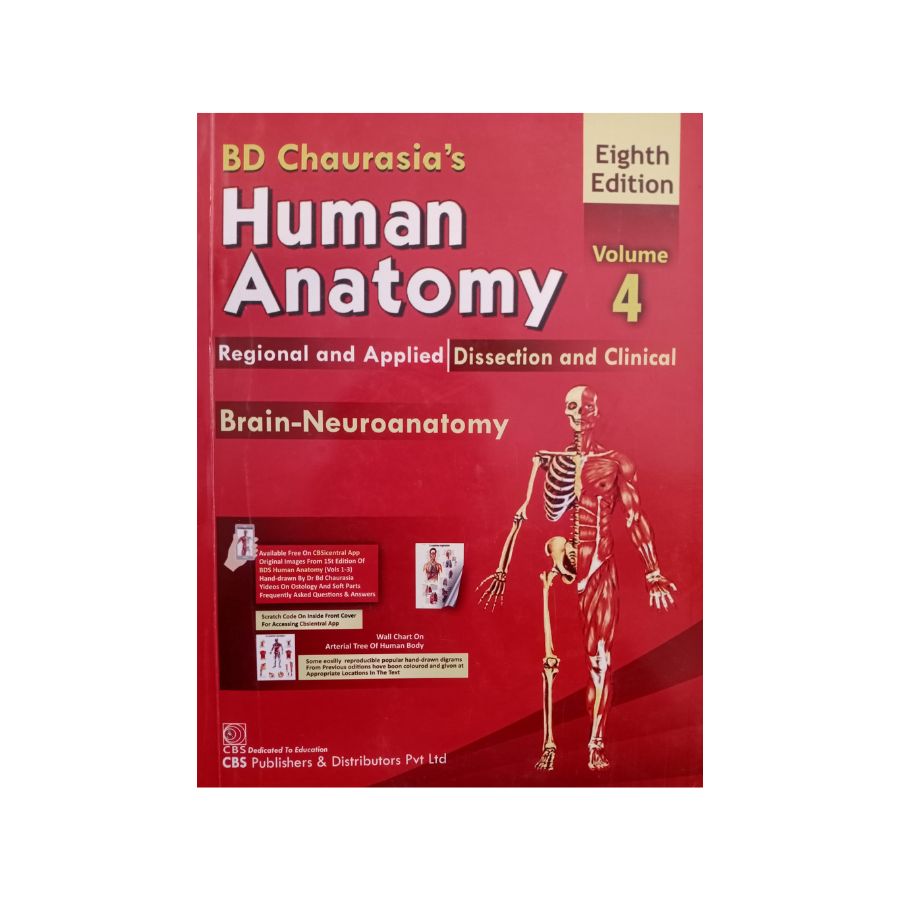 Human Anatomy Brain Neuroanatomy By Bd Chaurasia Vol 4 (9th Edition ...