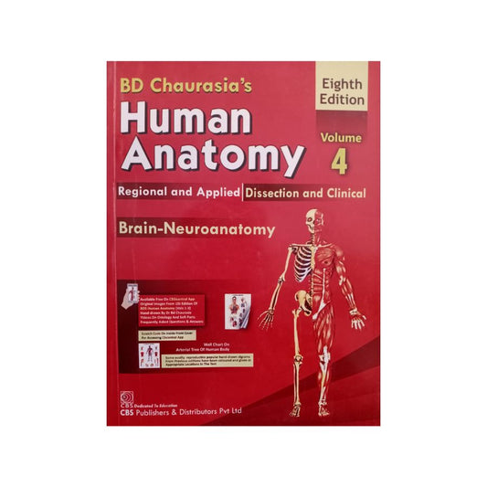 Human Anatomy Brain Neuroanatomy By Bd Chaurasia  Vol 4 (9th Edition)