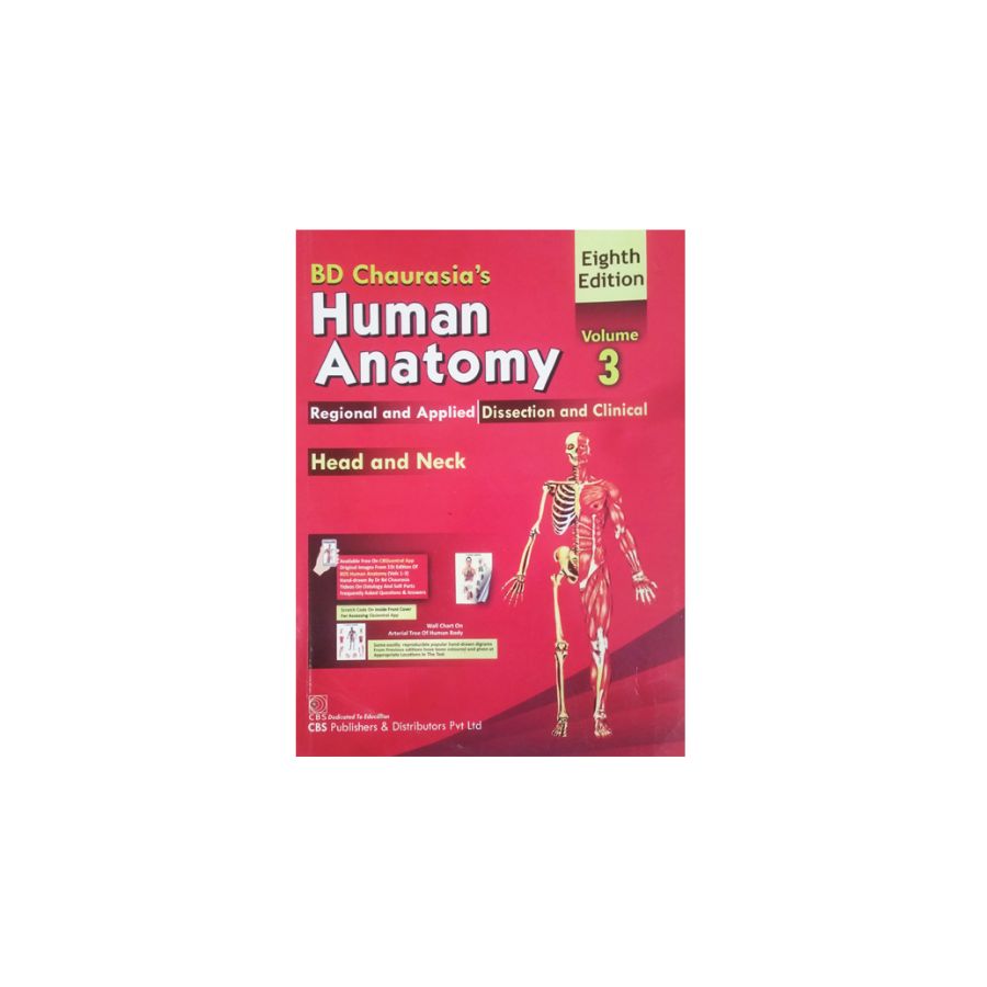 Human Anatomy Head And Neck By Bd Chaurasia Vol 3 (9th Edition 