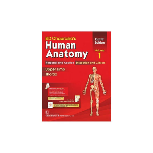 Human Anatomy Upper Limb Tharax By Bd Chaurasia  Vol 1 (9th Edition)