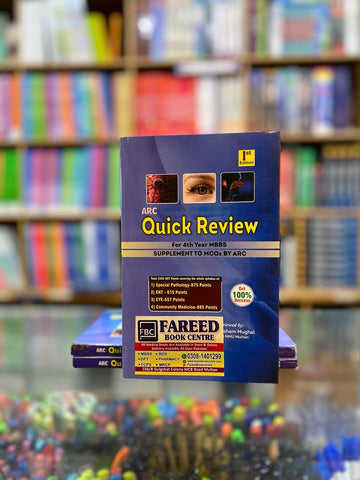 QUICK REVIEW FOR 4TH YEAR MBBS BY ALI RAZA CHAUDHARY ARC QUICK REVIEW