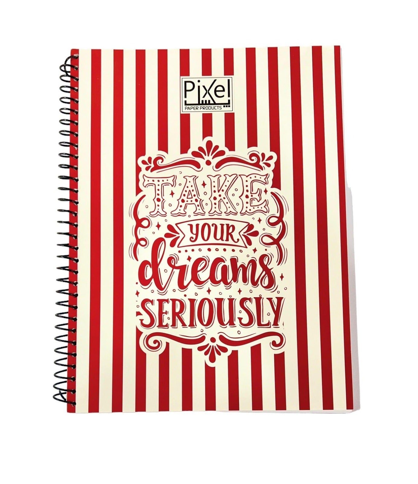 PIXEL SPIRAL SUBJECTS NOTEBOOK 5 SUBJCTS A4 SIZE IMPORTED PAPER