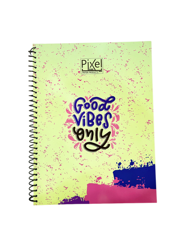 PIXEL SPIRAL SUBJECTS NOTEBOOK 5 SUBJCTS A4 SIZE IMPORTED PAPER
