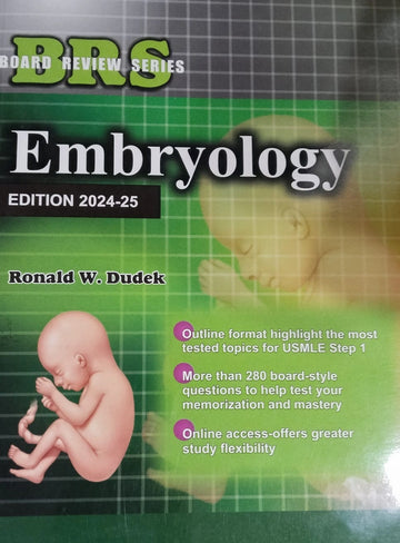 BRS BOARD REVIEW SERIES EMBRYOLOGY EDITION 2024-2025