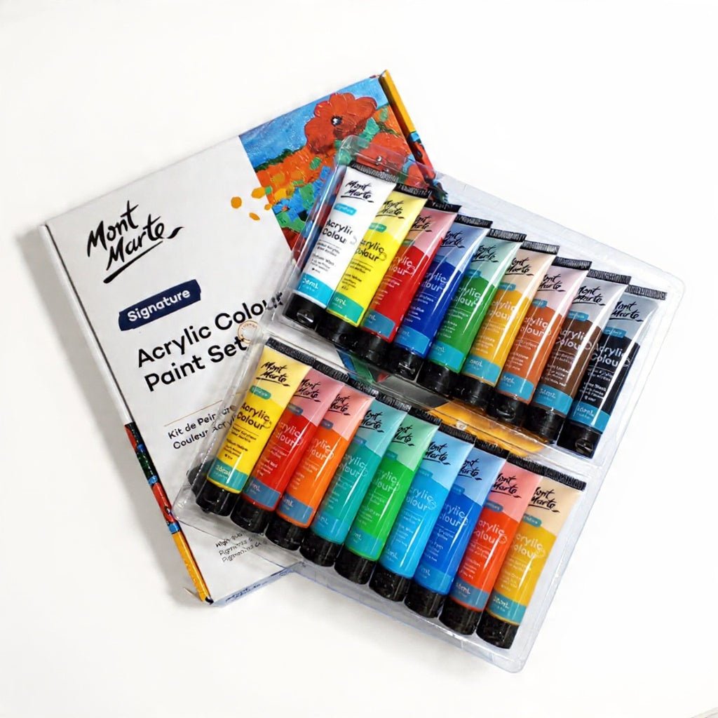 Mont Marte Signature Acrylic Paints Set 18 Pcs x 36ml
