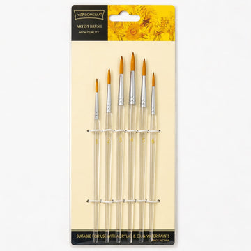 Bomeijia Artist Brush — High Quality Round Set of 6