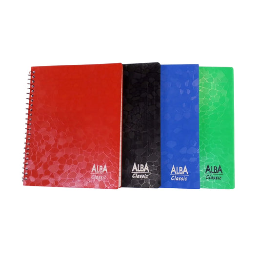 Alba Classic Spiral Notebook (300 Pages)