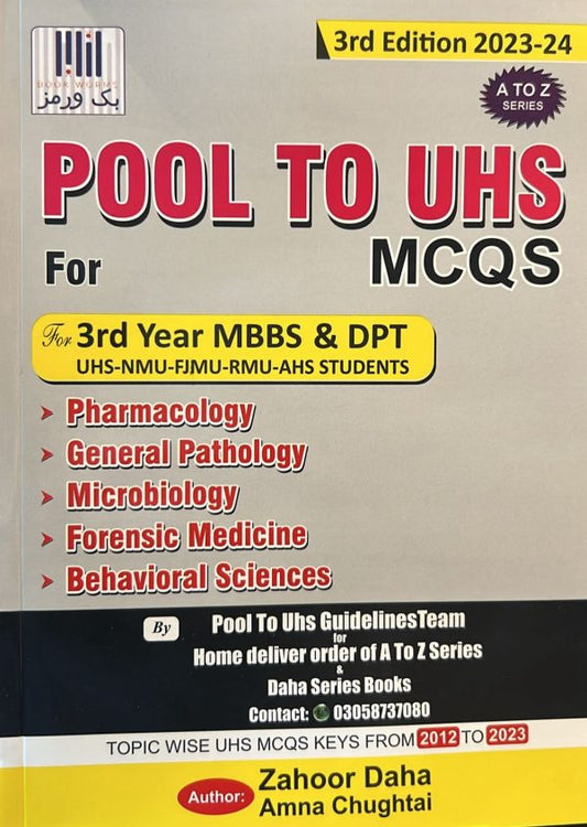 POOL TO UHS POOL TO UHS MCQs FOR 3rd YEAR MBBS THIRD ED.