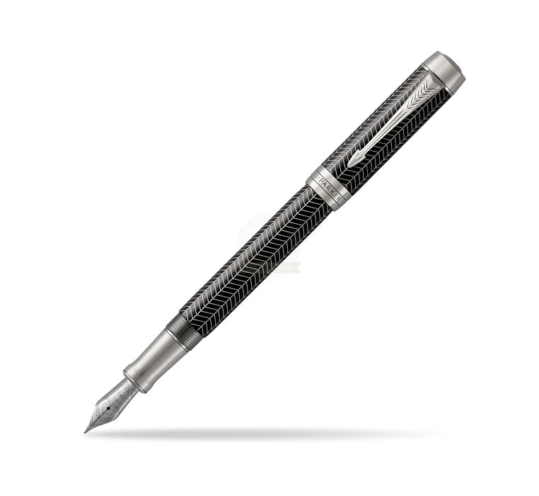 Parker Duofold - Prestige Black Chevron CT- CENT