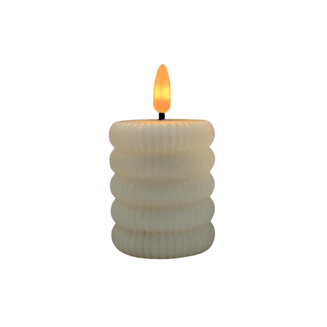 Luminous Artistry: Sculpted Glow Candles Collection