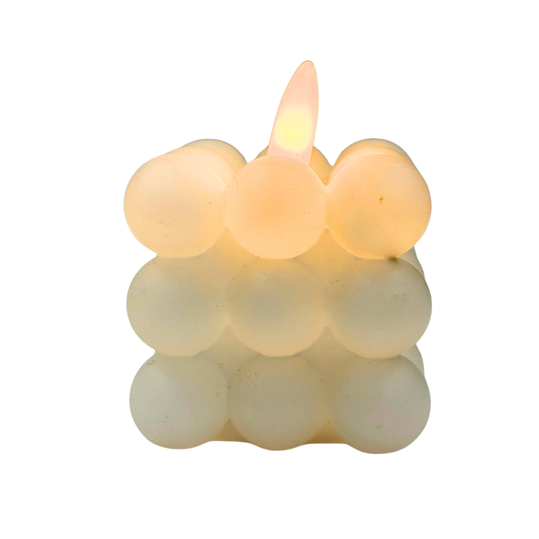 Luminous Artistry: Sculpted Glow Candles Collection