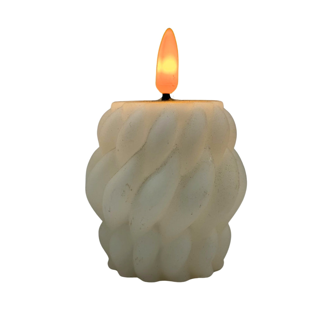 Luminous Artistry: Sculpted Glow Candles Collection