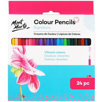 MONT MARTE COLOUR PENCILS SIGNATURE PACK OF 24