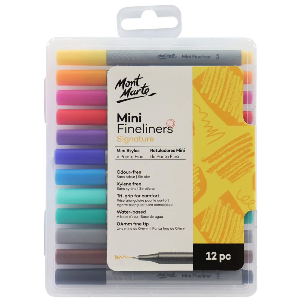 MONT MARTE ARTIST Mini Fineliners Signature 12pc